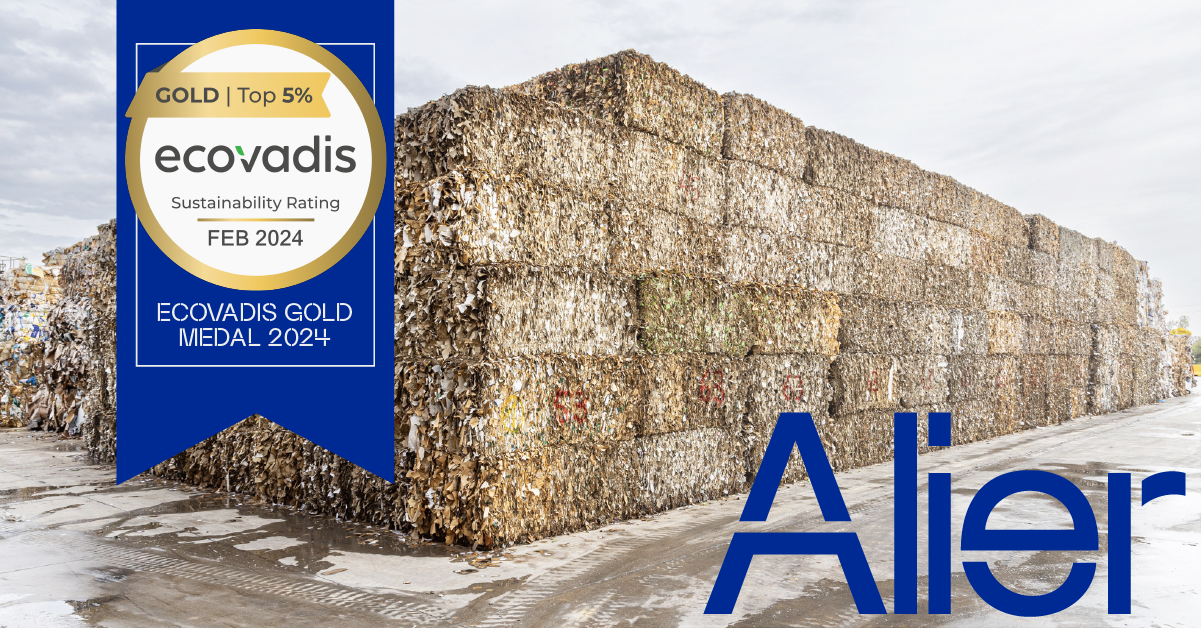 ALIER RECEIVES ECOVADIS GOLD MEDAL FOR SUSTAINABILITY PERFORMANCE ...